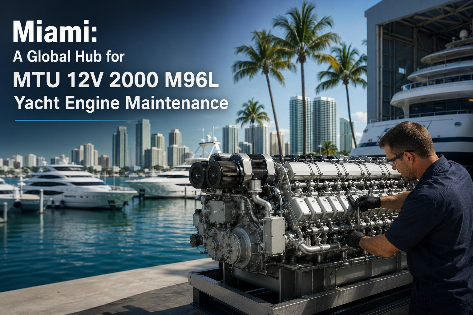 MTU 12V 2000 M96L Spare Parts | Miami Yacht Maintenance Guide