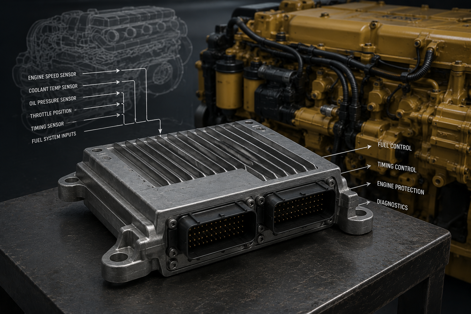 Caterpillar 3412 ECM: The Brain Behind Your Marine Engine Explained