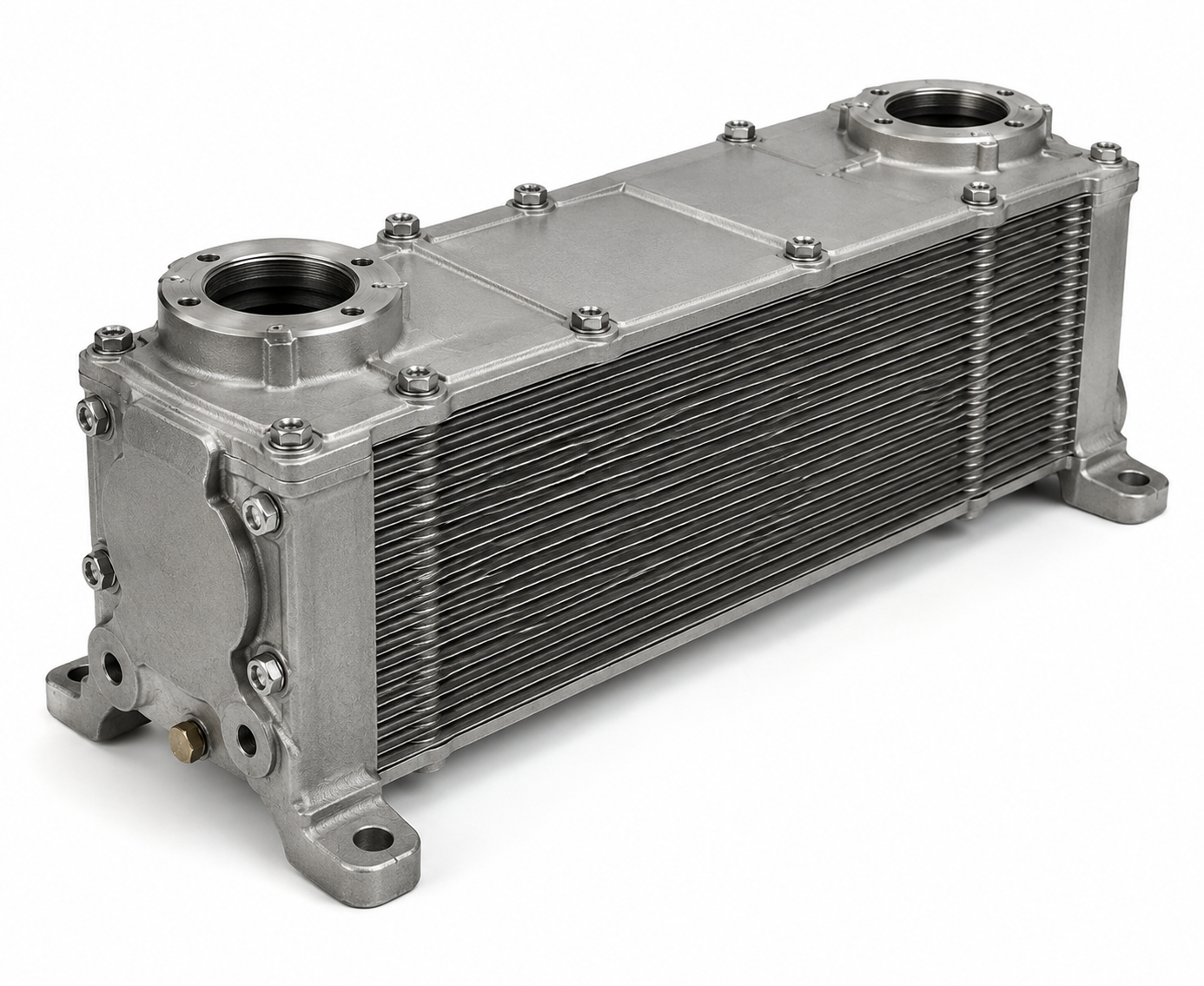 MTU 8V 2000 M84 Oil Cooler Inspection Guide | Alfa Marine Spare Parts