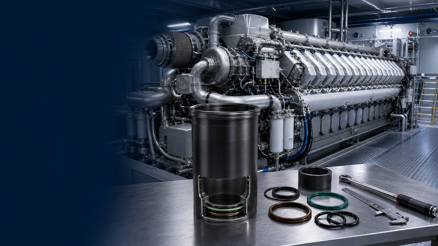 MTU 16V4000 Marine Engine Guide | Maintenance & Liner Seals