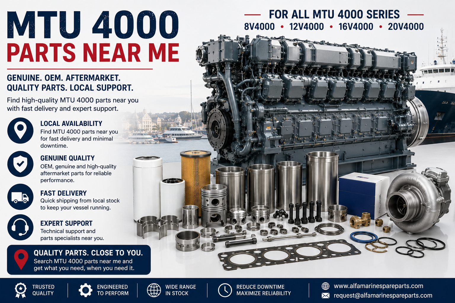 MTU 4000 Parts Near Me