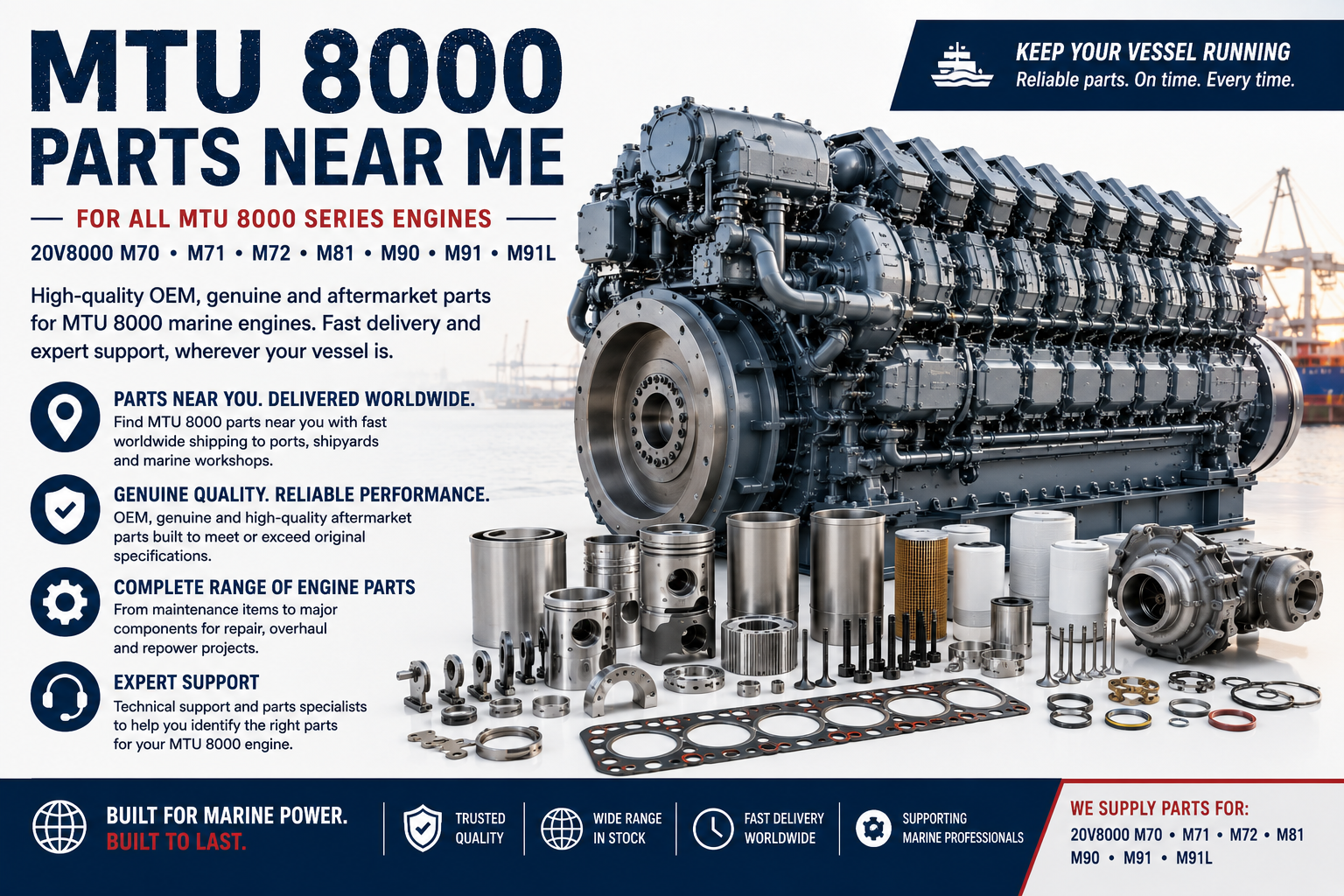 MTU 8000 Parts Near Me