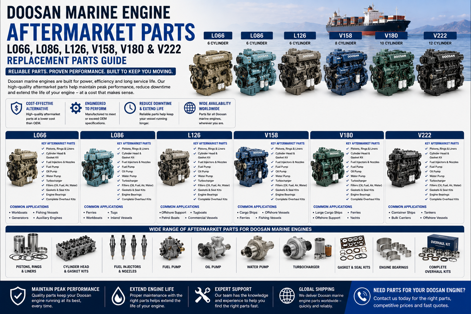 Doosan Marine Aftermarket Parts Guide