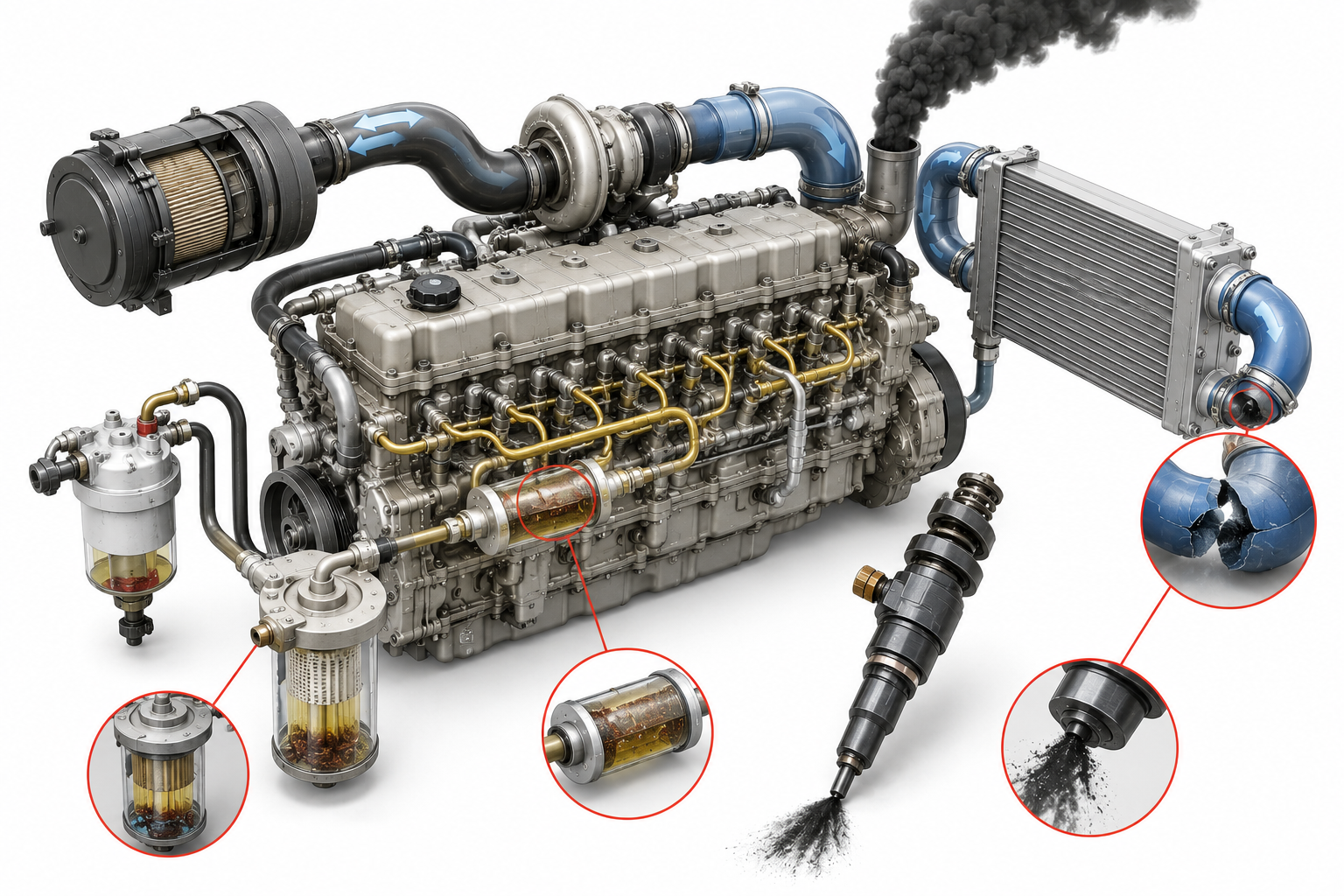 Marine Engine Losing Power Under Load | CAT, Cummins & MTU