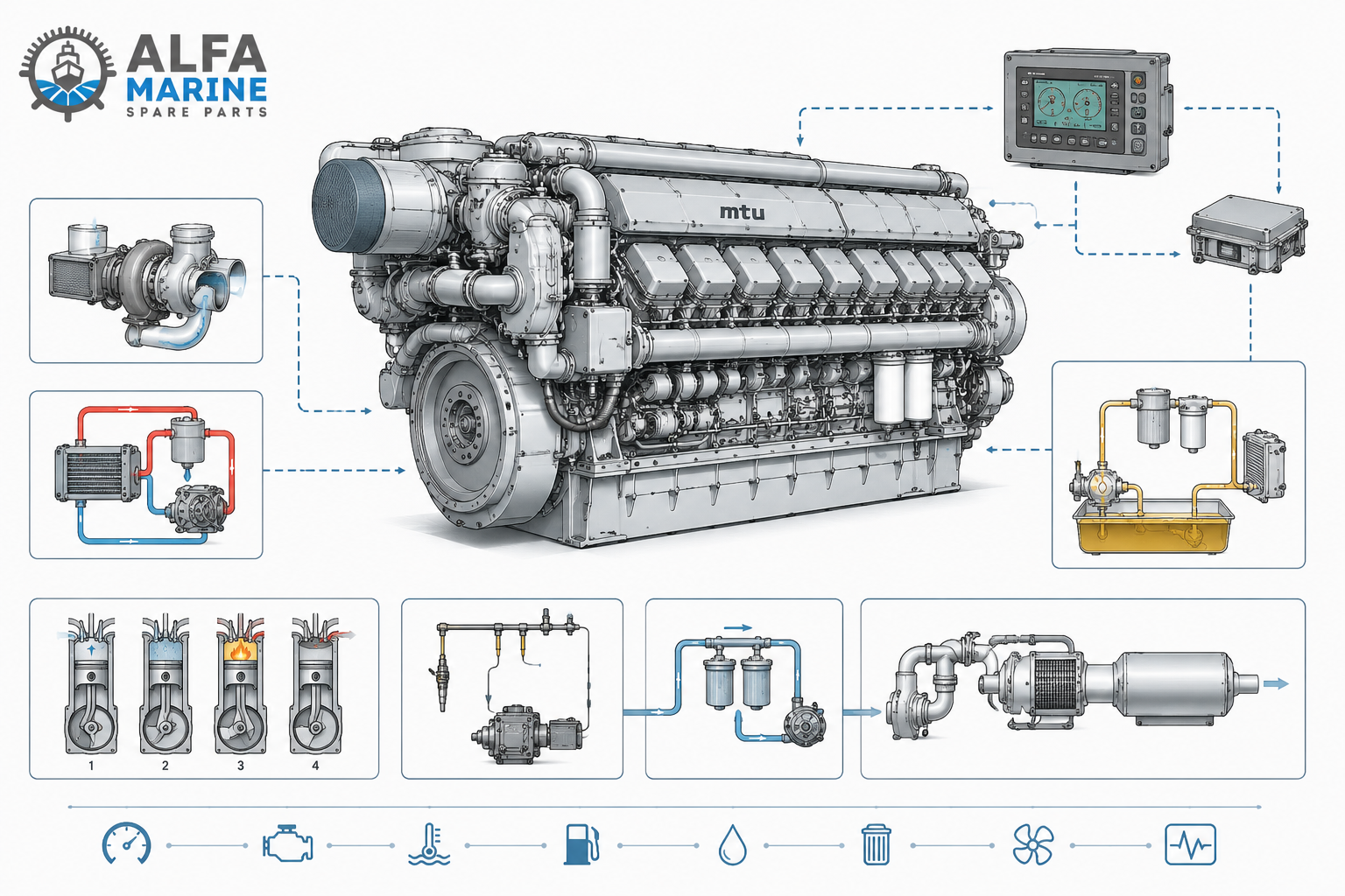 MTU Series 4000 Engines: Models, Systems & How They Work
