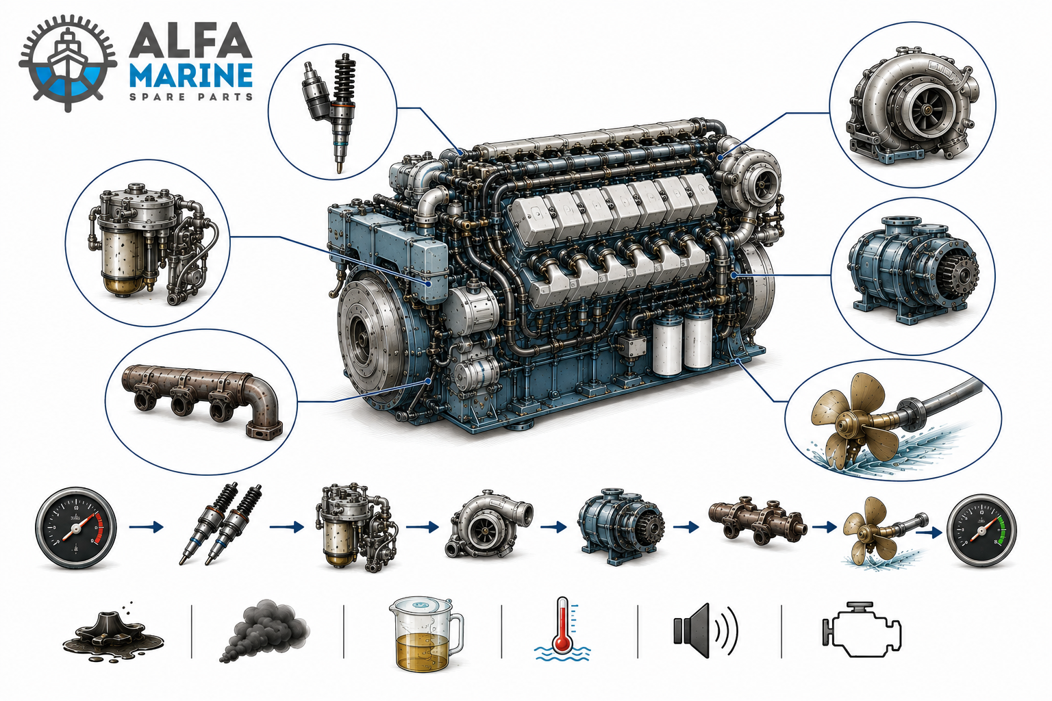 Detroit Diesel 92 Marine Low RPM Under Load? Top Causes