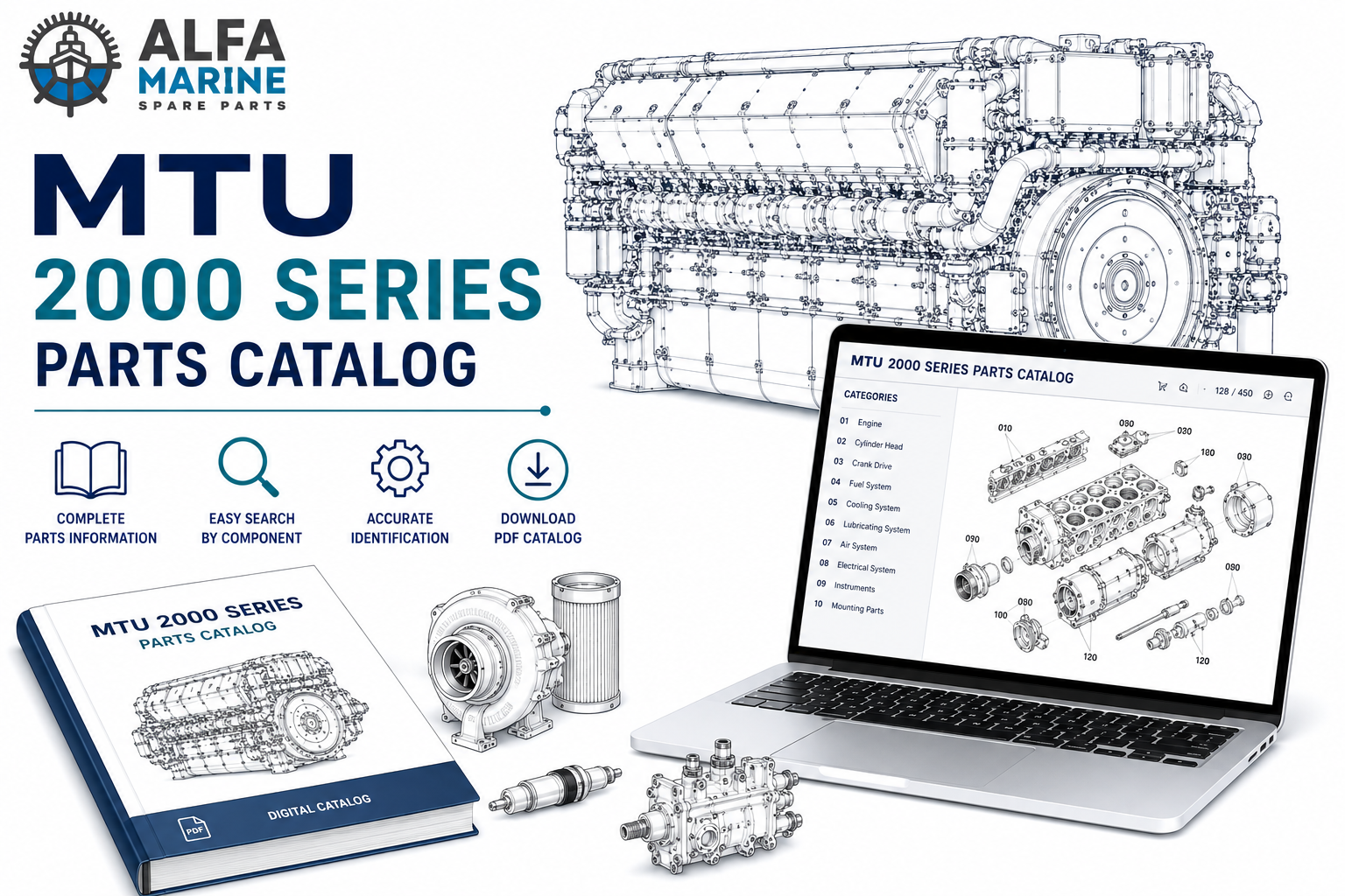 MTU 2000 Series Parts Catalog | Marine Engine Components