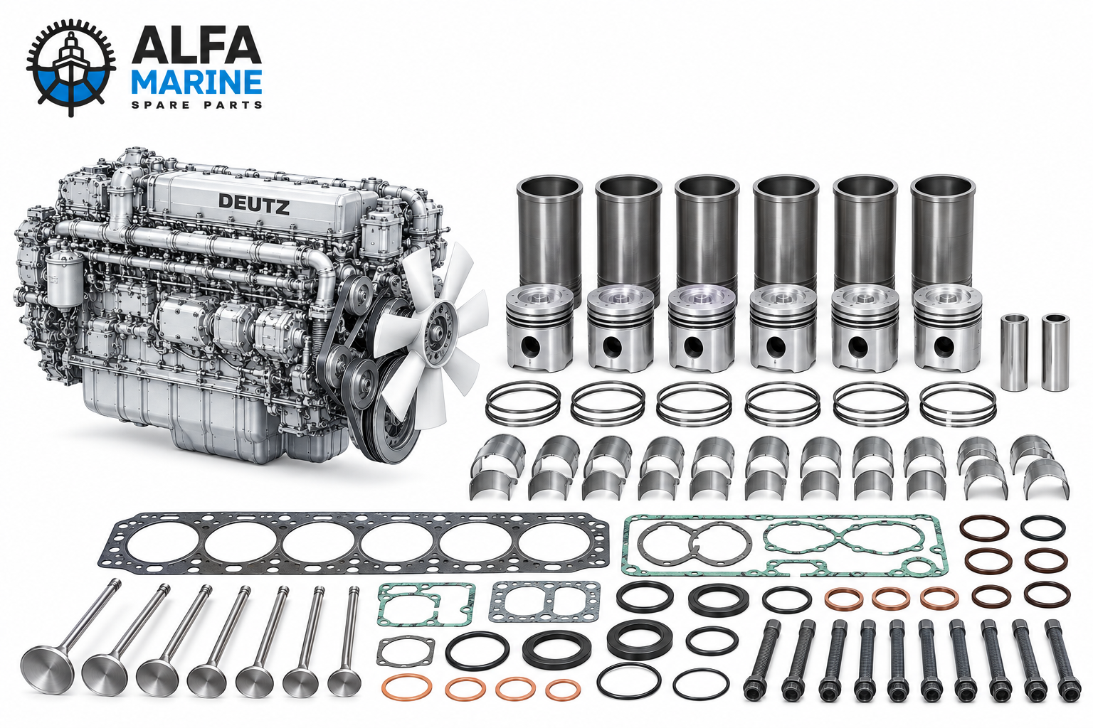 Deutz Marine Diesel Overhaul Kit | Engine Rebuild Spares