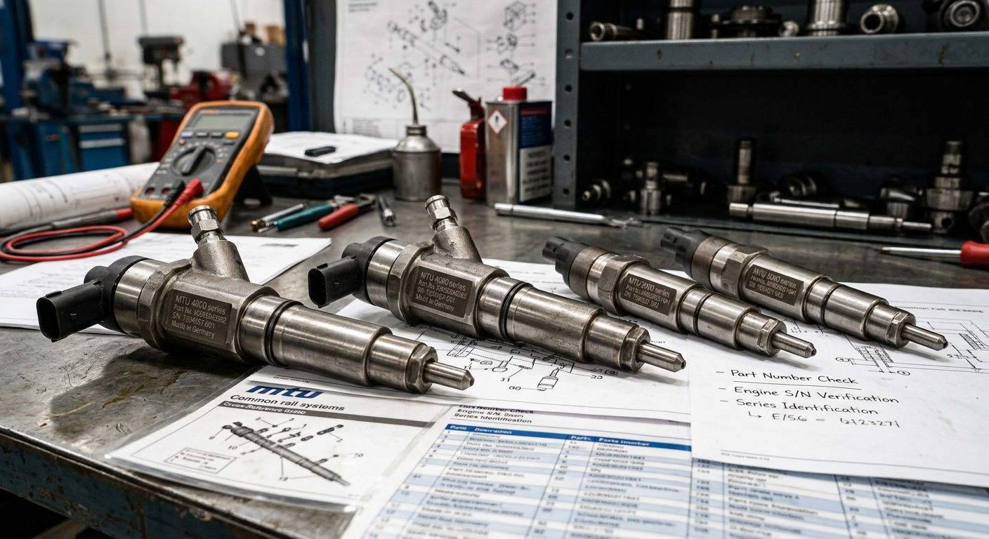 MTU Fuel Injector Part Number | Identification Guide