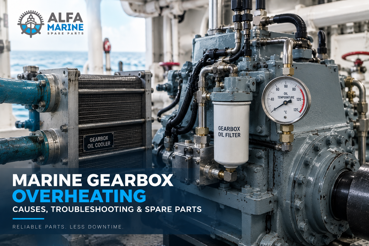 Marine Gearbox Overheating Causes Troubleshooting and Spare Parts