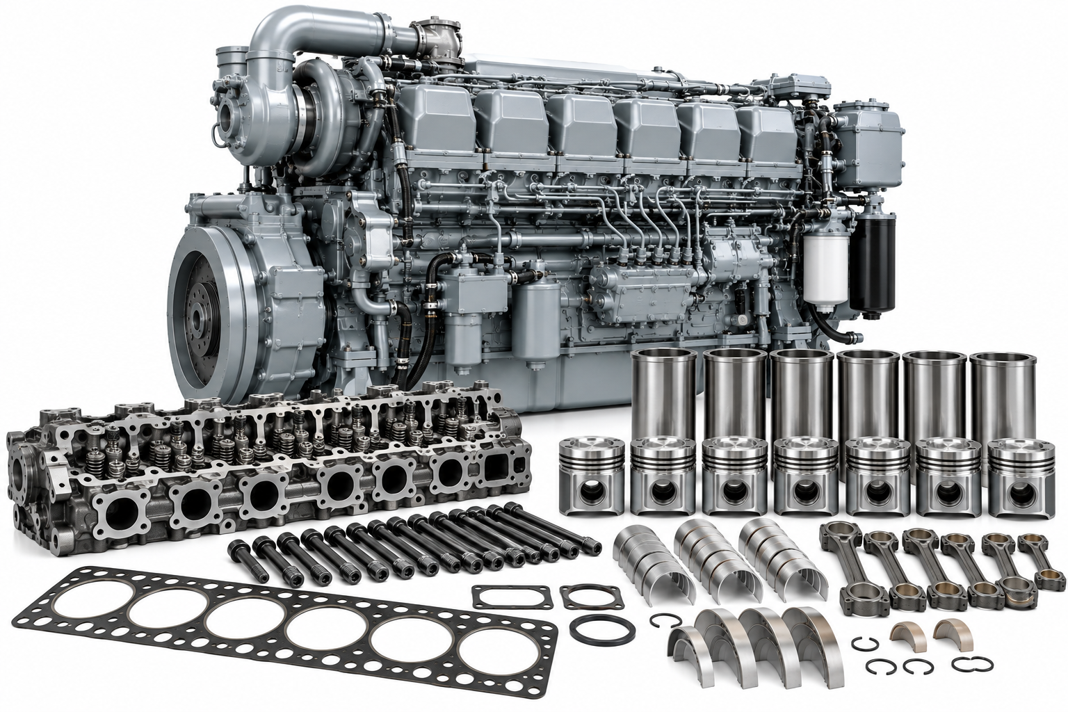 Mitsubishi S6R2-MPTK marine diesel engine torque specifications
