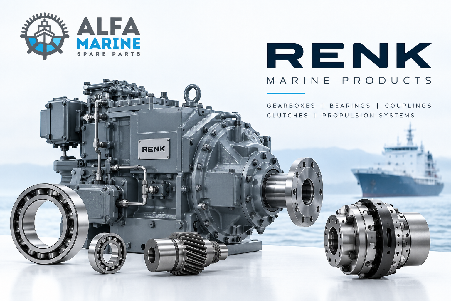 RENK Marine Spare Parts Gearboxes Bearings Couplings and Propulsion Systems