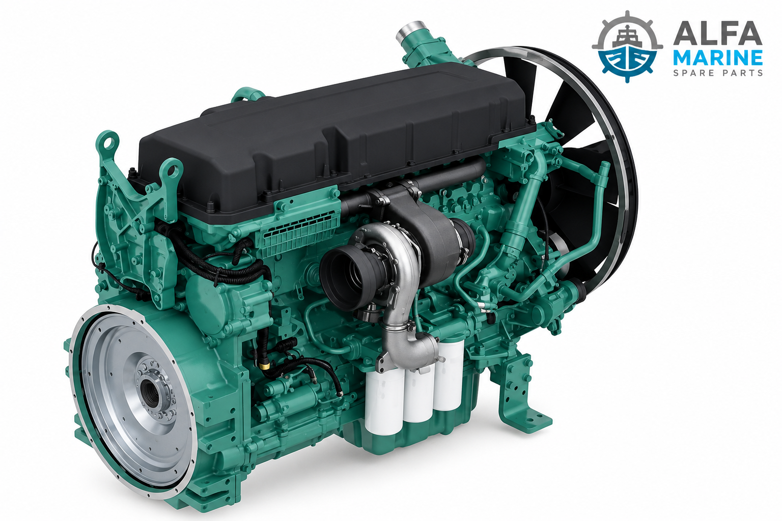 Volvo Penta D13 marine engine low boost and black smoke troubleshooting