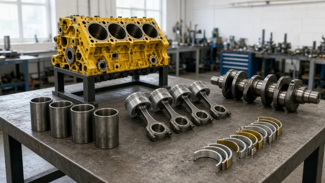Caterpillar 3304B marine engine parts — overhaul & major parts guide