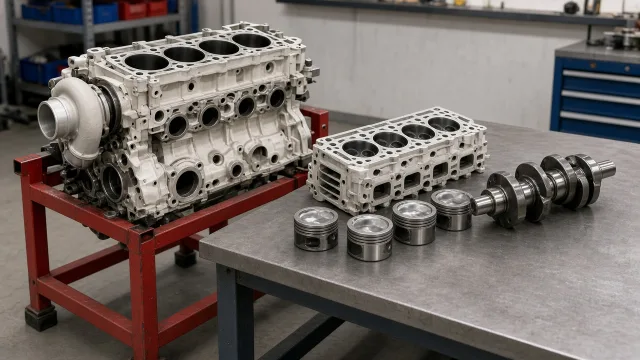 Cummins 4BT marine engine overhaul and major engine parts information