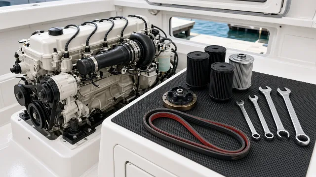 Cummins 6BT marine engine maintenance and inspection information