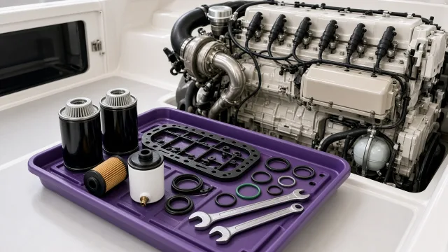 Cummins 6BTA marine engine maintenance and inspection information