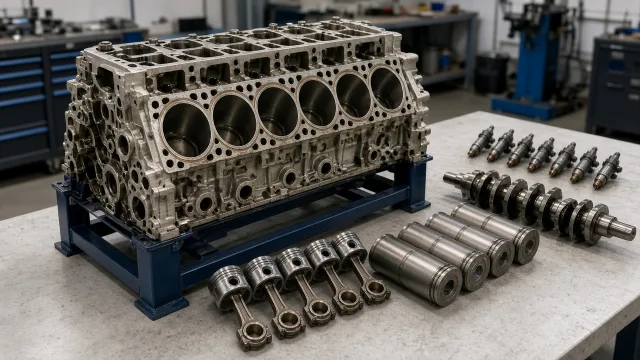 Cummins 6CTA8.3 marine engine overhaul and major engine parts information