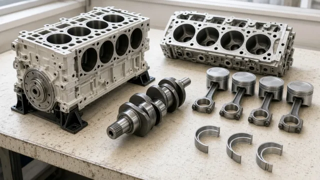 Cummins B marine engine overhaul and major engine parts information