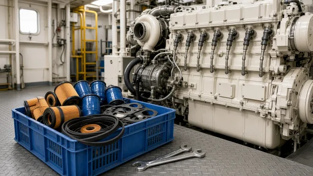 Cummins KTA19 marine engine maintenance and inspection information
