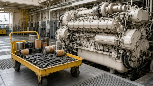 Cummins KTA38 marine engine maintenance and inspection information