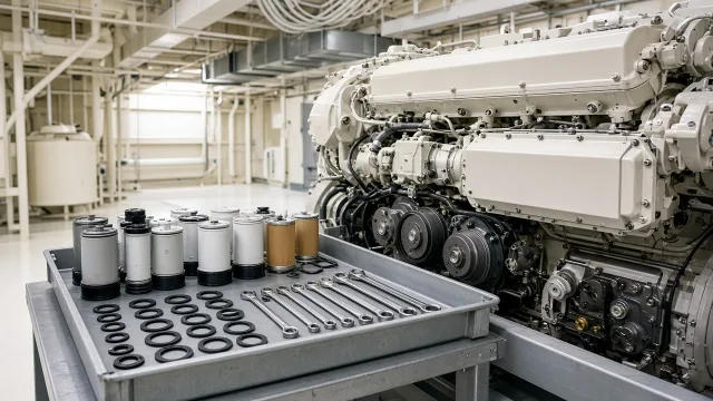 Cummins KTA50 marine engine maintenance and inspection information