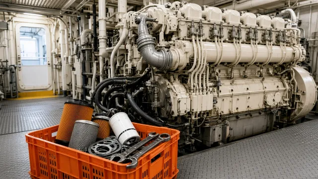 Cummins NT855 marine engine maintenance and inspection information