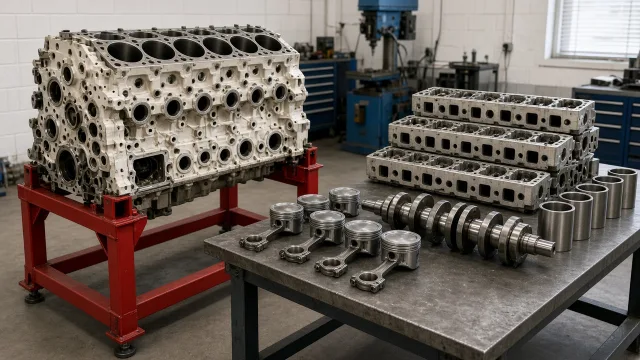 Cummins NT855 marine engine overhaul and major engine parts information