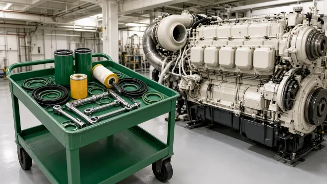 Cummins NTA855 marine engine maintenance and inspection information