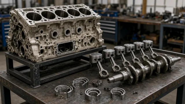 Cummins QSC marine engine parts — overhaul & major parts guide