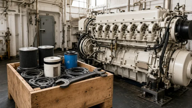 Cummins QSK19 marine engine maintenance and inspection information