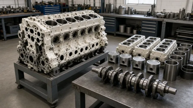 Cummins QSK19 marine engine overhaul and major engine parts information