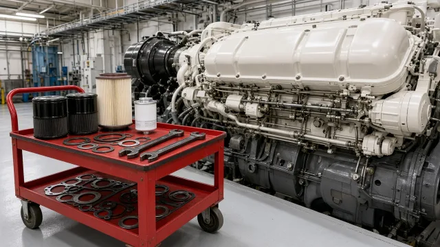 Cummins QSK50 marine engine maintenance and inspection information