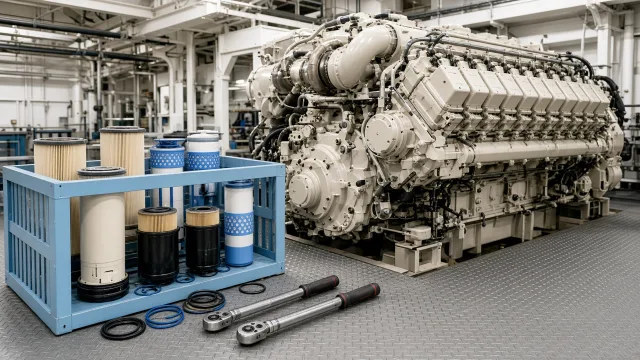 Cummins QSK60 marine engine maintenance and inspection information