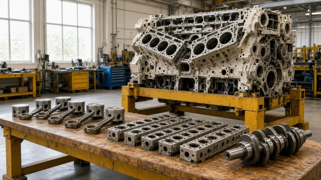 Cummins QSK60 marine engine overhaul and major engine parts information