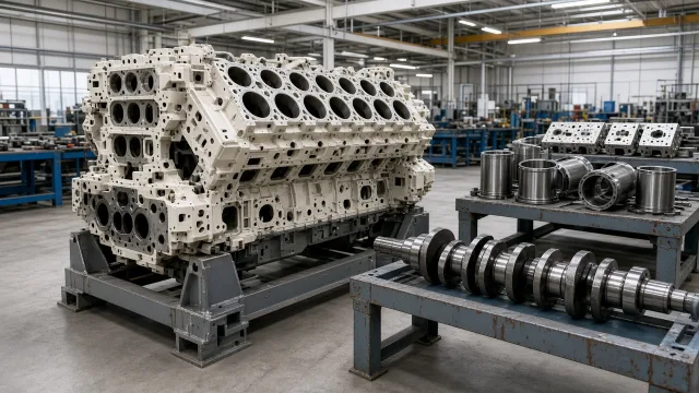 Cummins QSK95 marine engine overhaul and major engine parts information