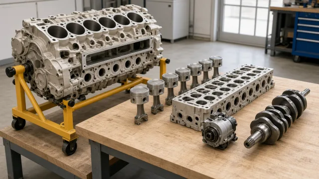 Cummins QSL9 marine engine overhaul and major engine parts information