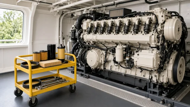 Cummins X15 marine engine maintenance and inspection information