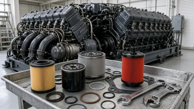 Detroit Diesel 16V92 marine engine maintenance and service information