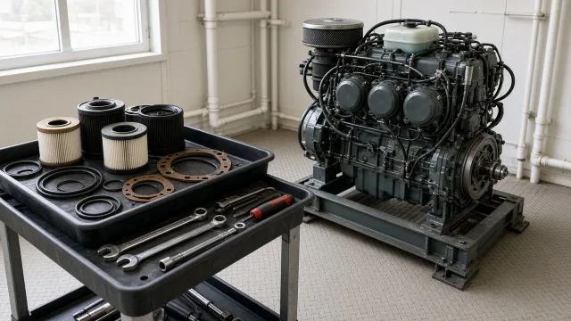 Detroit Diesel 3-53 marine engine maintenance and service information