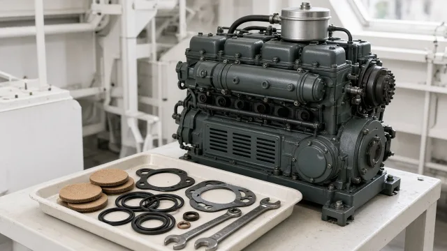 Detroit Diesel 3-71 marine engine maintenance and service information
