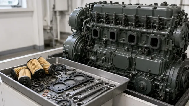 Detroit Diesel 4-53 marine engine maintenance and service information