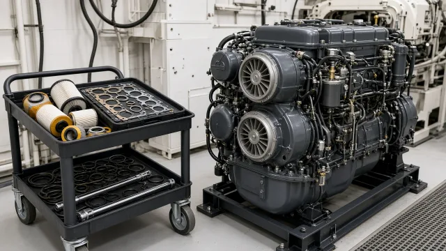 Detroit Diesel 6V92 marine engine maintenance and service information
