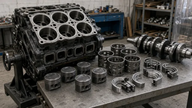 Detroit Diesel 6V92 marine engine overhaul and rebuild information