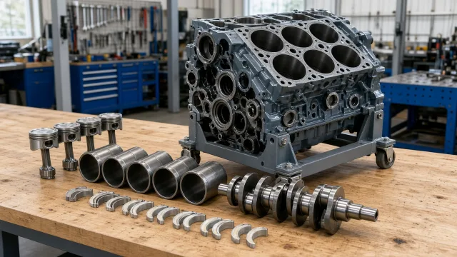 Doosan 4V158C marine engine parts — overhaul & major parts guide