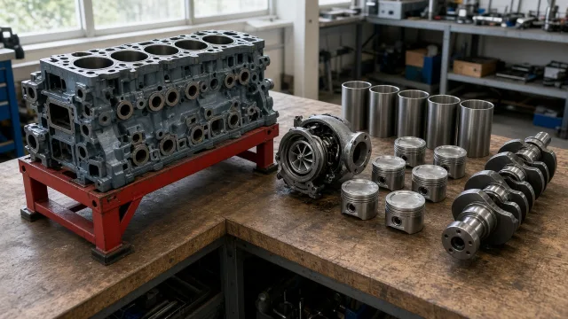 Doosan L066TI marine engine parts — overhaul & major parts guide