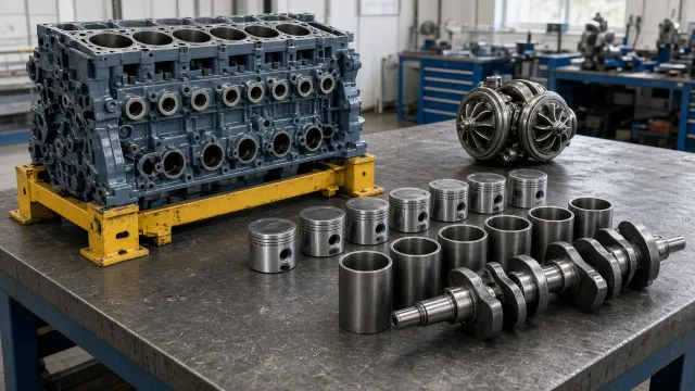 Doosan L086TI marine engine parts — overhaul & major parts guide