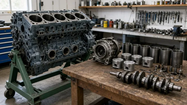 Doosan L136T marine engine parts — overhaul & major parts guide