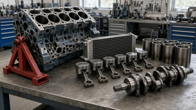 Doosan L136TI marine engine parts — overhaul & major parts guide