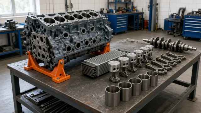 Doosan MD196TI marine engine parts — overhaul & major parts guide